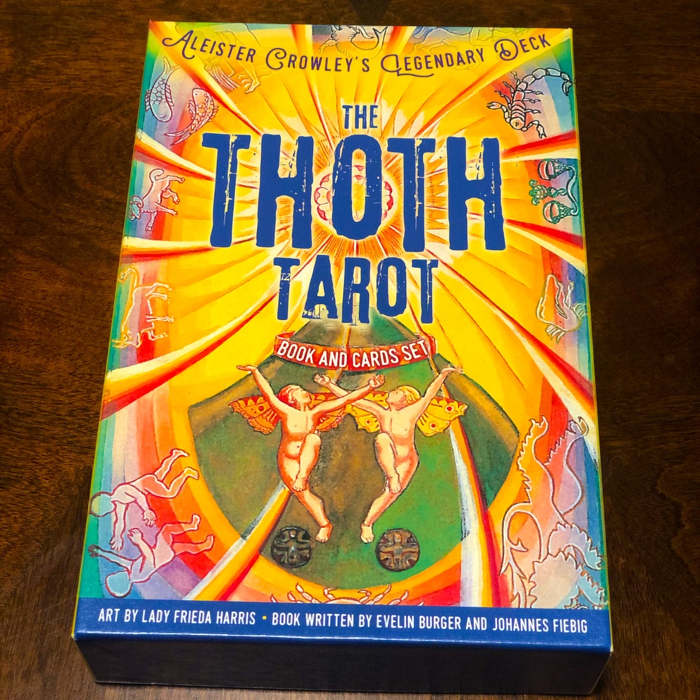 SOLD! Aleister Crowleys Legendary The Troth Tarot